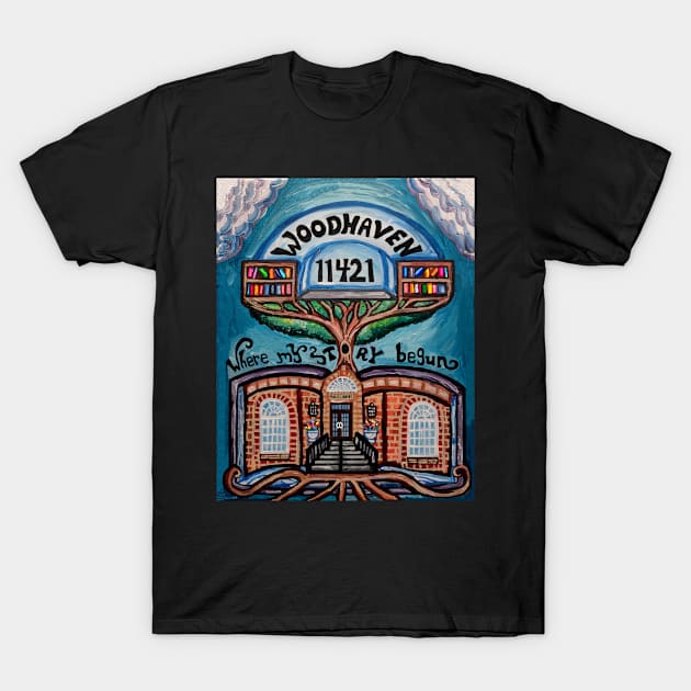 Woodhaven 11421 Where My Story Begun T-Shirt by Art by Deborah Camp